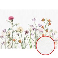 Фреска Ortograf Цветы 34079 Фактура бархат FX Флизелин (4*2,7) Белый/Разноцветный, Цветы арт-34079 (бархат FX) — фото 1, Фрески