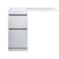 Тумба под раковину Style Line Даллас 100 Люкс Plus Белая арт-СС-00000514 — фото 2, Тумбы под раковину