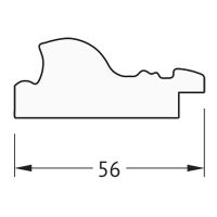 Зеркало Evoform Definite 134х74 в багетной раме - Виньетка состаренное золото 56 мм арт-BY 3295 — фото 6, Зеркала в ванную комнату