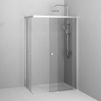 Душевой уголок AM.PM X-Joy 120х80 профиль Хром матовый стекло прозрачное арт-W94G-403-12080-MТ — фото 10, Прямоугольные душевые уголки