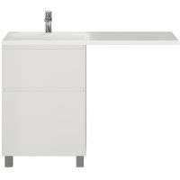 Товар: Тумба с раковиной Creto Cafor 120 L Белый глянец арт-19-W120L - фото 3 Тумба с раковиной Creto Cafor 120 L Белый глянец арт-19-W120L — фото 3, Тумбы с раковиной