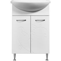 Товар: Тумба под раковину Stella Polar Фантазия 55 Белая арт-SP-00000227 - фото 2 Тумба под раковину Stella Polar Фантазия 55 Белая арт-SP-00000227 — фото 2, Тумбы под раковину