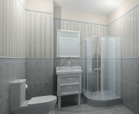 Керамический декор Kerama Marazzi Кантри Шик серый панель декорированный 20х50 см арт-7189 — фото 4, Керамическая плитка