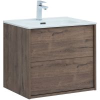 Товар: Тумба под раковину Aquanet Lino 60 Flat подвесная Дуб Веллингтон арт-287541 - фото 2 Тумба под раковину Aquanet Lino 60 Flat подвесная Дуб Веллингтон арт-287541 — фото 2, Тумбы под раковину