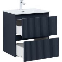 Тумба под раковину Aquanet Джейн 60 подвесная Маренго арт-335427 — фото 4, Тумбы под раковину