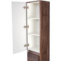 Шкаф пенал Style Line Атлантика 35 L Люкс Plus с бельевой корзиной Старое дерево арт-СС-00002222 — фото 5, Пеналы для ванной комнаты