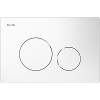 Клавиша смыва AM.PM Pro L Белая глянцевая арт-I049001 — фото 1, Кнопки смыва