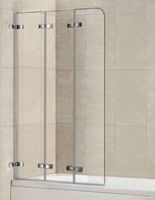 Товар: Шторка на ванну WeltWasser WW100 ZD3 75 профиль Хром стекло прозрачное арт-10000000935 - фото 2 Шторка на ванну WeltWasser WW100 ZD3 75 профиль Хром стекло прозрачное арт-10000000935 — фото 2, Шторки для ванной распашные