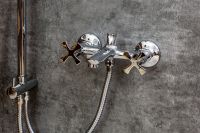 Душевая система Agger Retro Хром арт-A1993300 — фото 10, Душевые стойки