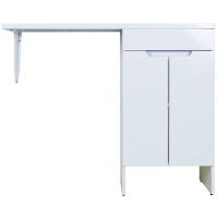 Тумба с раковиной Orange Sistema 120 R Белая арт-STD-120TUW+RAR — фото 1, Тумбы с раковиной