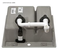 Кухонная мойка Blanco Pleon 6 Split Темная скала арт-521690 — фото 6, Кухонные мойки