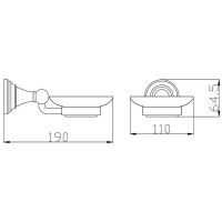 Товар: Мыльница Rav Slezak Morava Белый арт-MKA0300B - фото 2 Мыльница Rav Slezak Morava Белый арт-MKA0300B — фото 2, Мыльницы