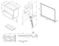 Комплект мебели для ванной AM.PM Gem 75 Белый со смесителем для раковины и аксессуарами арт-BK90GA — фото 6, Комплекты мебели для ванной