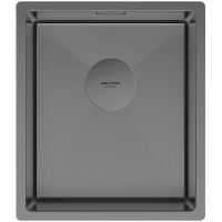 Кухонная мойка Paulmark Next 38 Uni Вороненая сталь арт-PM213844-GM — фото 1, Кухонные мойки