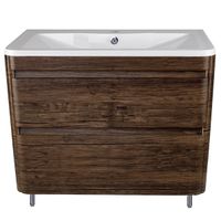 Тумба под раковину Style Line Атлантика Люкс Plus 90 Старое дерево арт-СС-00002211 — фото 1, Тумбы под раковину