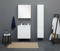 Зеркальный шкаф Aquanet Палермо 60 Белый арт-203939 — фото 3, Зеркальные шкафы в ванную