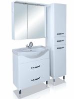 Шкаф пенал Bellezza Анкона 40 R Белый арт-4629605661018 — фото 2, Пеналы для ванной комнаты