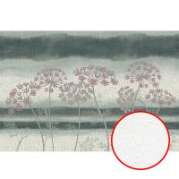 Фреска Ortograf Grafika Natura 31537 Фактура бархат FX Флизелин (4*2,7) Зеленый, Цветы арт-31537 (бархат FX) — фото 1, Фрески