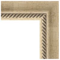 Зеркало Evoform Exclusive 113х53 с фацетом в багетной раме - Состаренное серебро с плетением 70 мм арт-BY 1142 — фото 3, Зеркала в ванную комнату