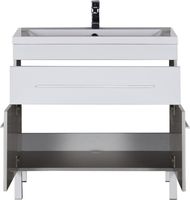 Тумба с раковиной Aquanet Верона 90 Белая арт-213032 — фото 3, Тумбы с раковиной