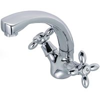 Смеситель для раковины Agger Retro Хром арт-A1901100 — фото 5, Смесители для раковины