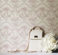 Обои Milassa Joli Флизелин (1*10,05) Белый/Серый, Орнамент/Цветы арт-Joli2 001/1 — фото 2, Обои для стен