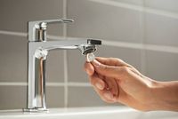 Смеситель для раковины Hansgrohe Rebris E Хром арт-72557000 — фото 4, Смесители для раковины