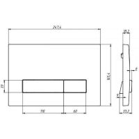 Инсталляция Berges Atom 410 для унитаза с клавишей смыва Никель матовый арт-040345 — фото 5, Инсталляции для унитазов