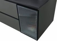 Тумба с раковиной Orans BC-2055-1000L 100 подвесная Темно-серая арт-2055100L — фото 5, Тумбы с раковиной