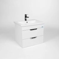 Тумба под раковину VIANT Лима 60 подвесная Белая арт-VLIM60CO-T2YP — фото 3, Тумбы под раковину