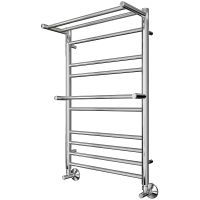 Водяной полотенцесушитель Aquatek Альфа П10 500x800 с полкой Хром арт-AQ RRP1080CH — фото 6, Водяные полотенцесушители