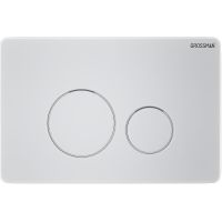 Клавиша смыва Grossman Style Белая матовая арт-700.K31.05.01M.01M — фото 1, Кнопки смыва