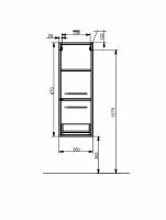 Шкаф пенал Эстет Elin 35 L подвесной Белый арт-ФР-00003353 — фото 4, Пеналы для ванной комнаты