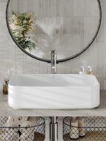 Раковина-чаша Orange 60 Белая глянцевая арт-B07-600W — фото 7, Раковины накладные