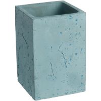 Стакан для зубных щеток Fixsen Gusto Хром Бирюзовый арт-FX-300-3 — фото 1, Стаканы для зубных щеток