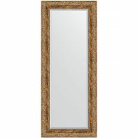 Зеркало Evoform Exclusive 135х55 с фацетом в багетной раме - Виньетка античная бронза 85 мм арт-BY 3514 — фото 1, Зеркала в ванную комнату