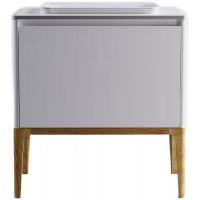 Тумба под раковину Astra Form Капелла 80 0 подвесная Белая арт-3110007 — фото 5, Тумбы под раковину