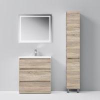 Шкаф пенал AM.PM Gem S 30 Светлый дуб арт-M91CSR0306OF — фото 6, Пеналы для ванной комнаты