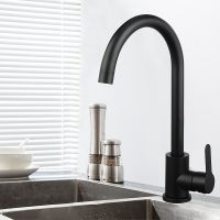 Смеситель для кухни WesnaArt Eko Черный матовый арт-EKO05-110Black — фото 2, Смесители для кухни