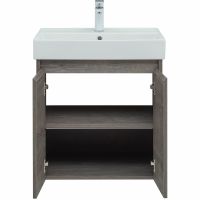 Тумба с раковиной Aquanet Nova Lite 60 подвесная Дуб рошелье арт-302524 — фото 6, Тумбы с раковиной