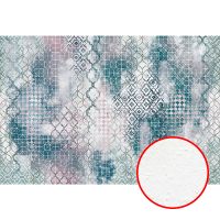Фреска Ortograf Splendo 31731 Фактура бархат FX Флизелин (4*2,7) Серый/Бирюзовый, Геометрия/Абстракция арт-31731 (бархат FX) — фото 1, Фрески