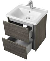 Тумба под раковину Aquaton Стоун 60 подвесная Грецкий орех арт-1A231401SXC80 — фото 3, Тумбы под раковину