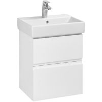 Тумба под раковину Roca Oleta 50 подвесная Белый глянец арт-A857638806 — фото 1, Тумбы под раковину