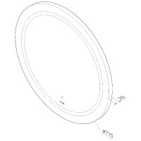 Товар: Зеркало AM.PM X-Joy 77 с сенсорным выключателем арт-M85AMOX0801WG - фото 10 Зеркало AM.PM X-Joy 77 с сенсорным выключателем арт-M85AMOX0801WG — фото 10, Зеркала в ванную комнату