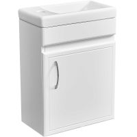 Тумба под раковину Stella Polar Концепт 40 подвесная Белая арт-SP-00000008 — фото 1, Тумбы под раковину