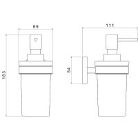 Товар: Дозатор для жидкого мыла Schein Kahlo Золото матовое арт-9138BG - фото 2 Дозатор для жидкого мыла Schein Kahlo Золото матовое арт-9138BG — фото 2, Дозаторы