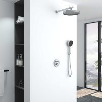 Душевая система Vincea Inspire с термостатом Хром арт-VSFW-3I22MT2CH — фото 2, Встраиваемые душевые комплекты