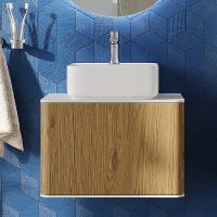 Товар: Тумба с раковиной STWORKI Ноттвиль 60 подвесная Дуб верона арт-444538 - фото 3 Тумба с раковиной STWORKI Ноттвиль 60 подвесная Дуб верона арт-444538 — фото 3, Тумбы с раковиной