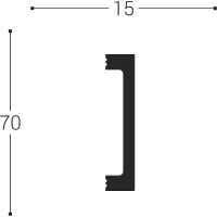 Товар: Молдинг Bello Deco XPS М 17 2000x70x15 мм арт-00-00104208 - фото 4 Молдинг Bello Deco XPS М 17 2000x70x15 мм арт-00-00104208 — фото 4, Молдинги