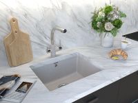 Кухонная мойка Paulmark Gera 60 Серый металлик арт-PM205546-GRM — фото 3, Кухонные мойки